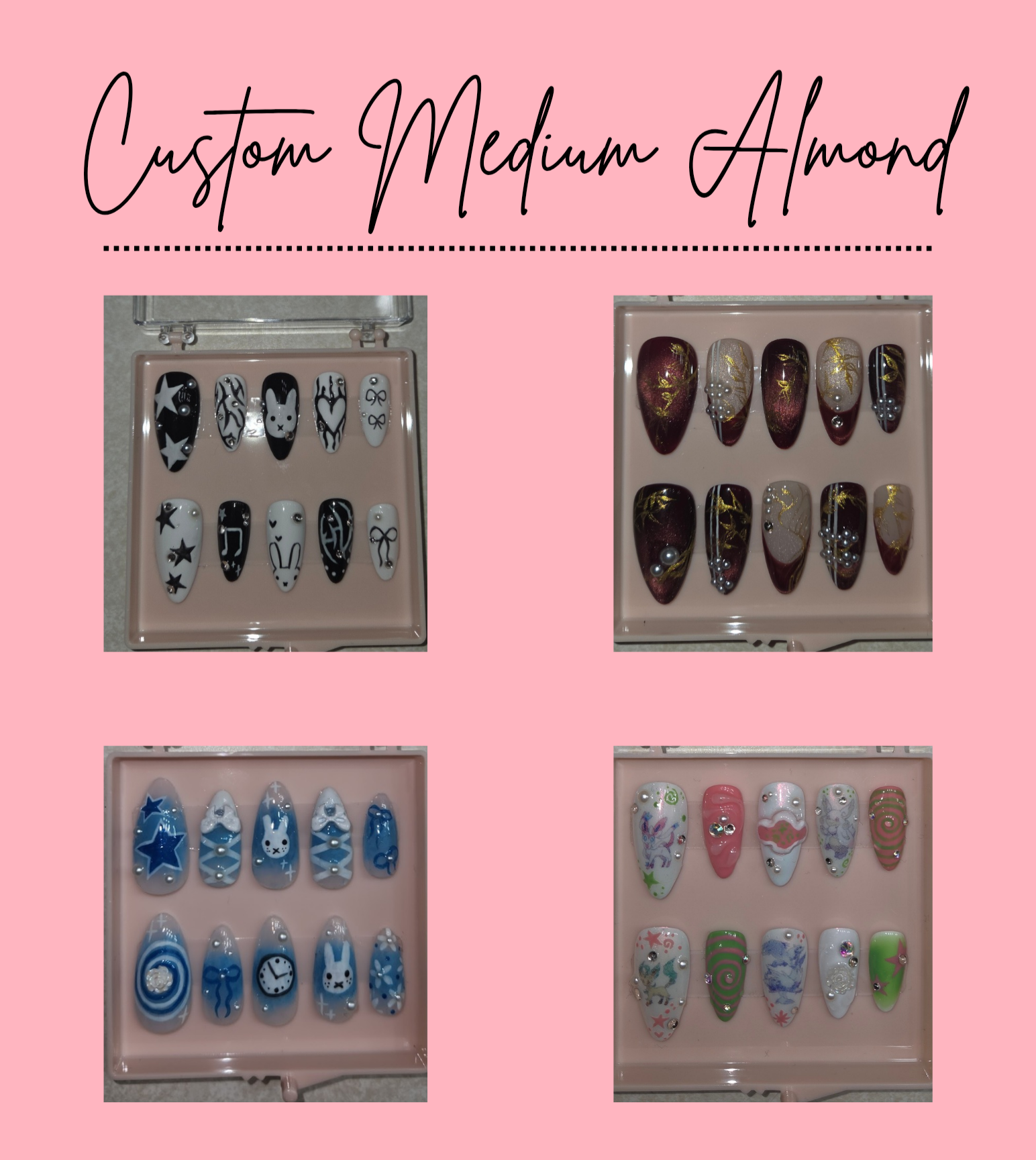 Medium Almond-Custom Set
